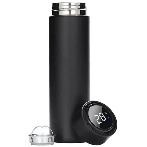 500ml LCD Thermos Bottle with LED Temperature Display & Double Wall Vacuum Insulation