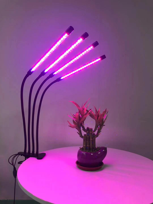 LED Clip Plant Light Four Head Dimming Light EU Plug Four Head EU Plug