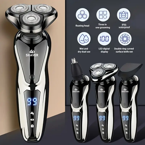 3 In 1 Electric Razor For Men