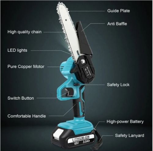 Electric Cordless Chainsaw Tool Set