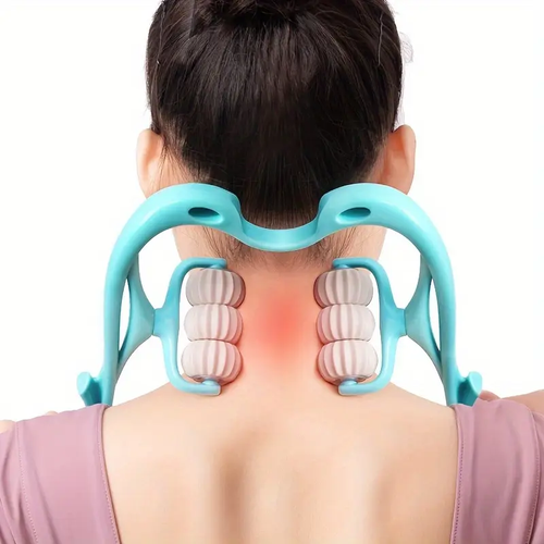 Blue Manual Neck and Shoulder Massager