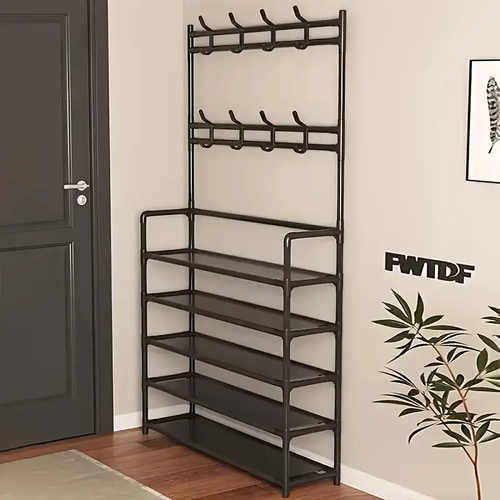 Versatile Metal Storage Rack for Shoes