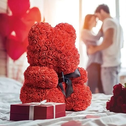 LOVEBEAR – Luxury rose teddy bear