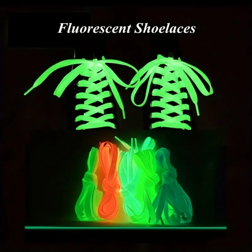 1pair Luminous Shoelaces Men's Women's Sneakers Shoelaces