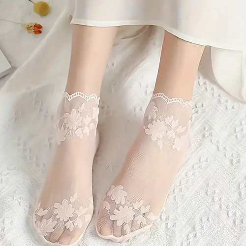 Women's Summer Sheer Lace Ankle Socks