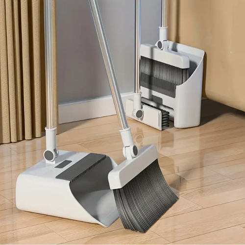3-in-1 Foldable Broom and Dustpan Set