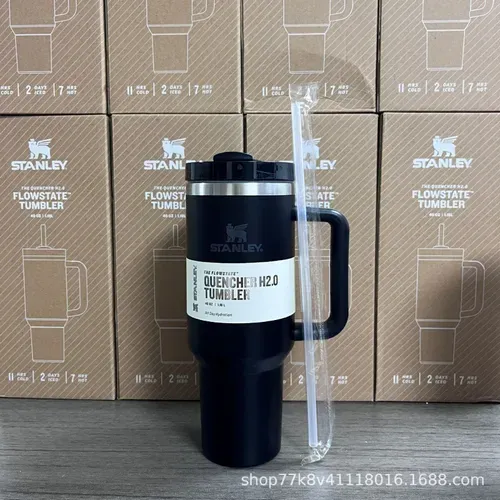 1200 ml Double Wall Vacuum Insulated Tumbler Cup with Handle Sippy Cup Car Outdoor Sports Cup