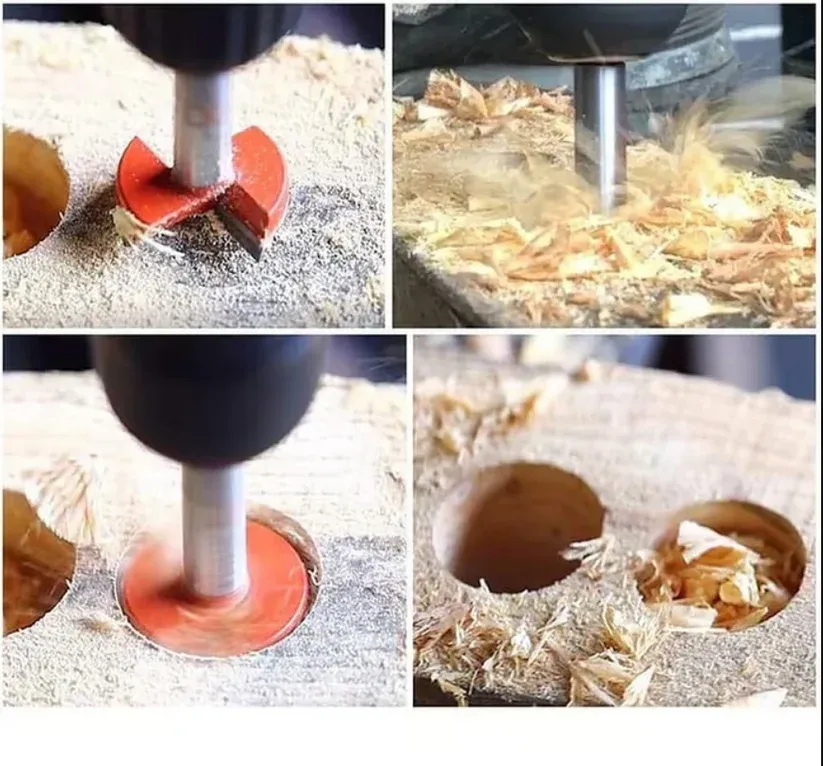 🔥🔥Off Positioning Woodworking Drill Bit Set(Pack of 5)