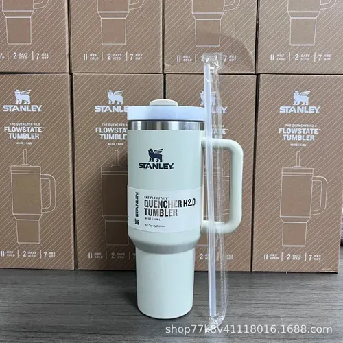1200 ml Double Wall Vacuum Insulated Tumbler Cup with Handle Sippy Cup Car Outdoor Sports Cup