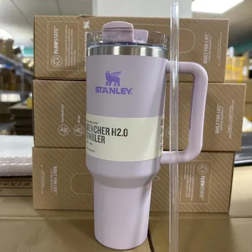 1200 ml Double Wall Vacuum Insulated Tumbler Cup with Handle Sippy Cup Car Outdoor Sports Cup