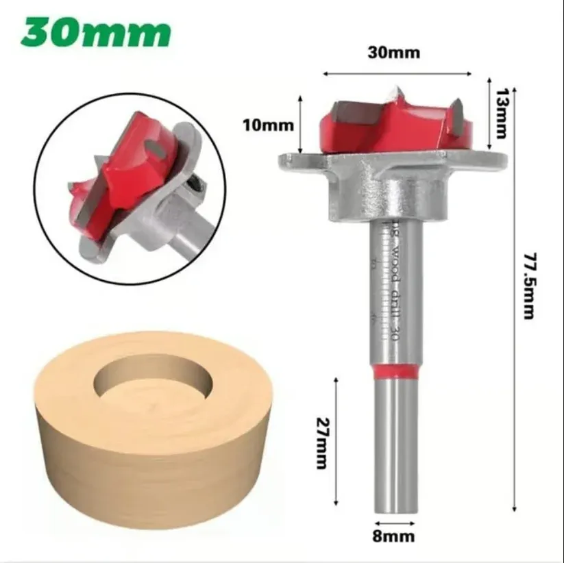 🔥🔥Off Positioning Woodworking Drill Bit Set(Pack of 5)