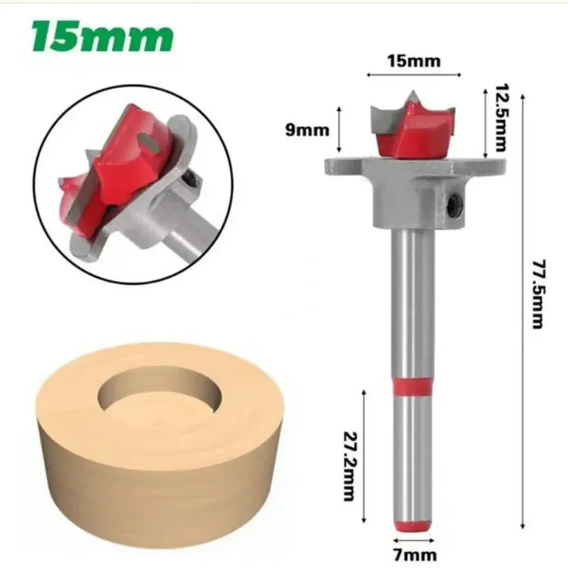 🔥🔥Off Positioning Woodworking Drill Bit Set(Pack of 5)