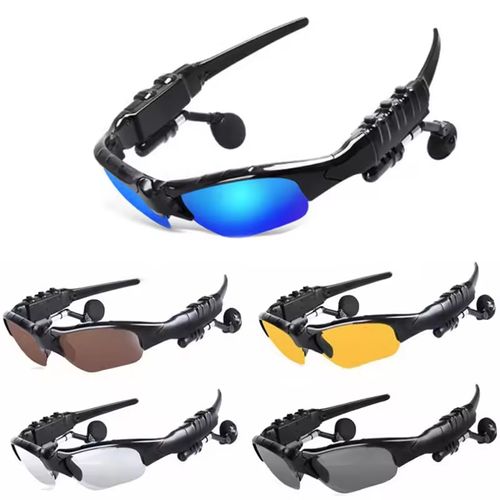 Nouveau F01 lunettes casque 2 en 1 écouter de la musique haut-parleur stéréo conduction osseuse casque répondre à lappel sport lunettes intelligentes