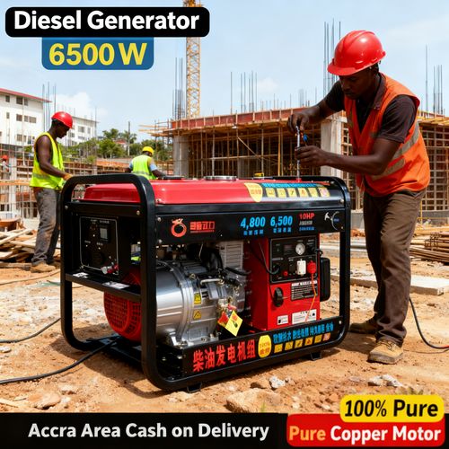 Ghana Essential Diesel Generator – 100% Pure Copper Motor ⚡ Cash on Delivery in Accra 💰