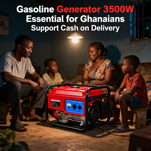3500W Gasoline Portable Generator – Reliable Power Backup for Accra Homes & Businesses