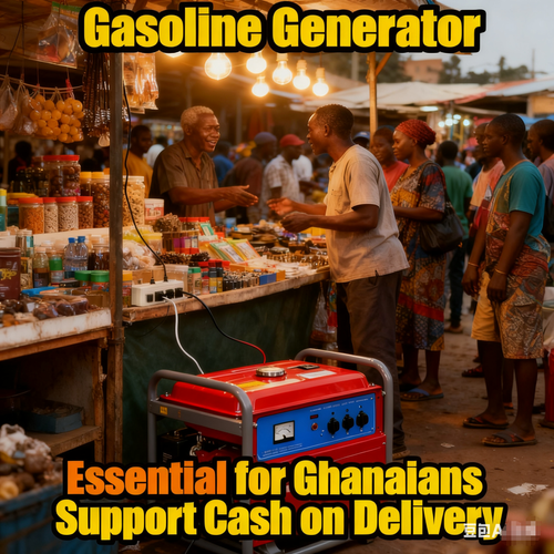3500W Gasoline Portable Generator – Reliable Power Backup for Accra Homes & Businesses