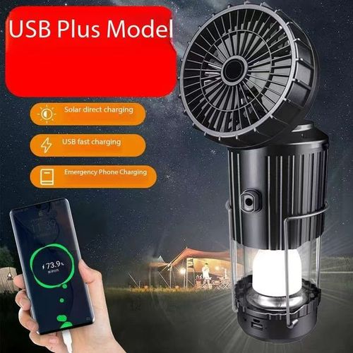 🔥🔥🔥2025 Multi-function LED Camping Lamp (USB charging + Bluetooth music + mobile phone charging)
