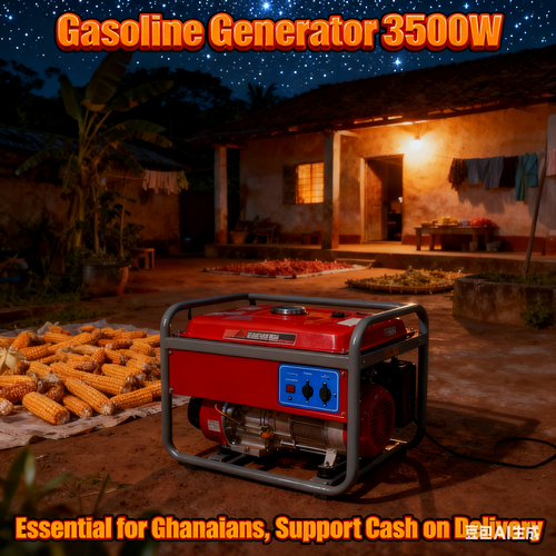 3500W Gasoline Portable Generator – Reliable Power Backup for Accra Homes & Businesses