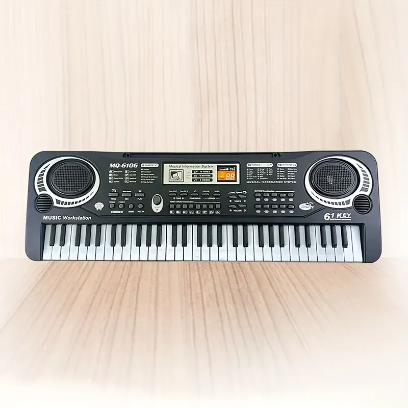 🔥🔥🔥61-key digital piano keyboard, built-in microphone, USB power supply, music enlightenment