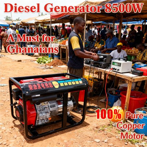 Ghana Essential Diesel Generator – 100% Pure Copper Motor ⚡ Cash on Delivery in Accra 💰