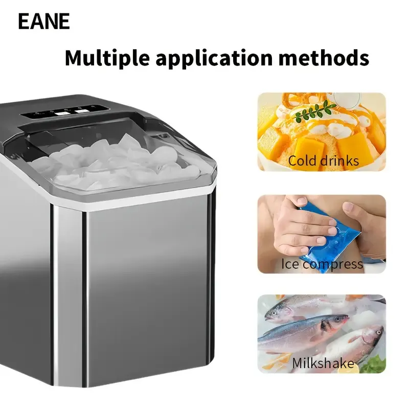 ❄️Ghanas Cool Savior: 6-Minute Stainless Steel Ice Maker!🔥