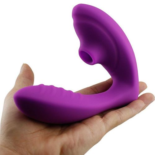 Clitorial sucker vibrator