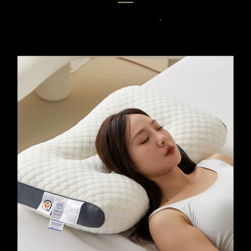 Knitted Massage Neck-Support Pillow