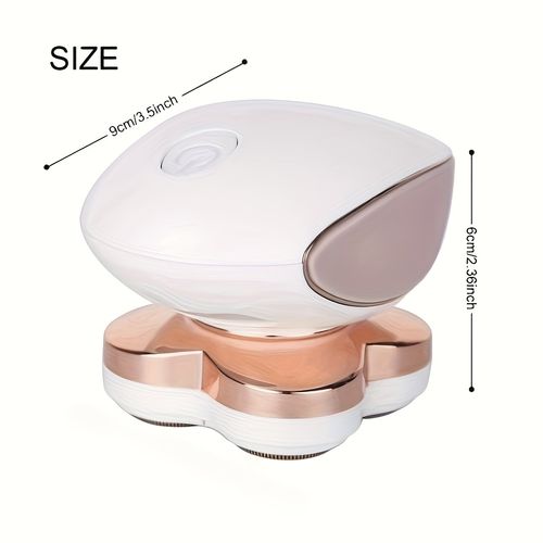 Rechargeable 4-Head Painless Full-Body Hair Remover for Hands and Feet