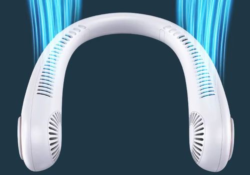 Bladeless Neck Fan (with Digital Display and Fast Charging)