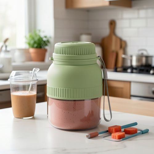Portable High-Capacity Juicer Cup