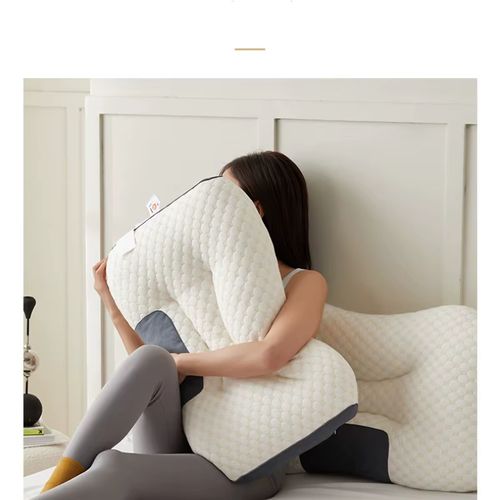 Knitted Massage Neck-Support Pillow