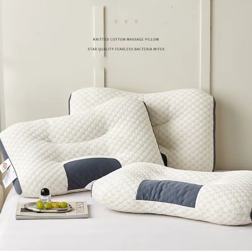 Knitted Massage Neck-Support Pillow