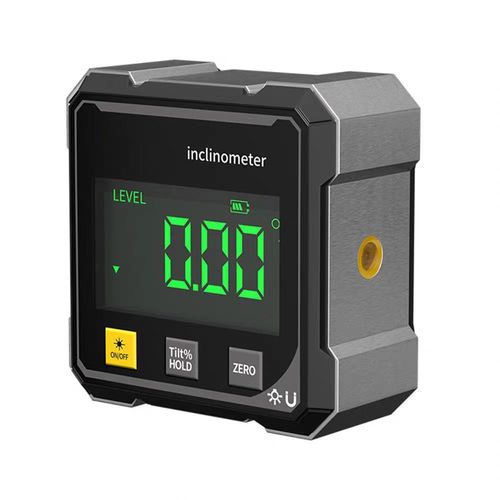 High-precision digital laser inclinometer and electronic angle measuring tool