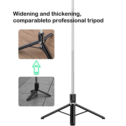 Anti-Shake, Extendable Selfie Stick with Bluetooth Remote