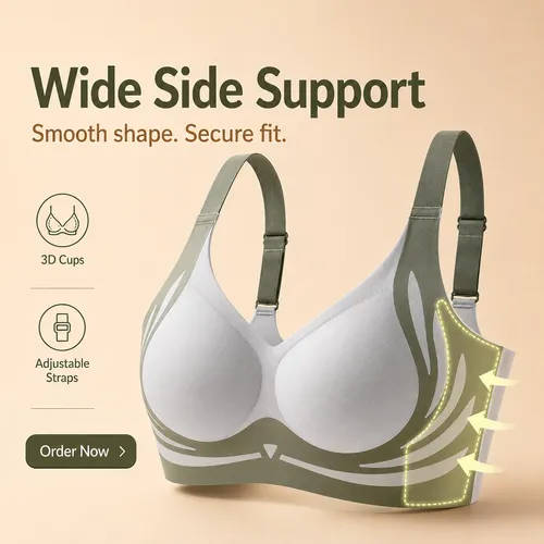 🚀Hot sale🔥COD！Women Push Up Anti Sagging Wireless Bra Vest For Lift And Support