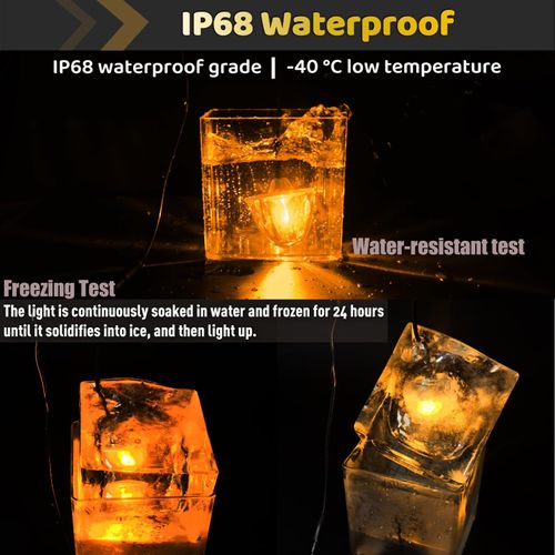 🔥HOT SALE🔥 COD！Two-Tone Watermelon-Shaped LED Truck Side Marker Lights, Vehicle Chassis Lights (Constant On + Strobe) Safety Indicator Lights