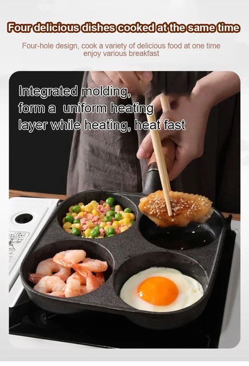 🔥4-well frying pan - non-stick frying pan