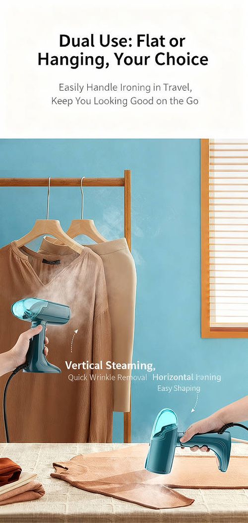 USB Rechargeable Mini Handheld Garment Steamer Portable Foldable Wet Dry Iron for Clothes Travel Business