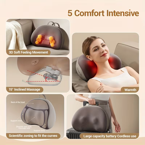 Kneading Massage Pillow for Back, Shoulder, Leg Relax