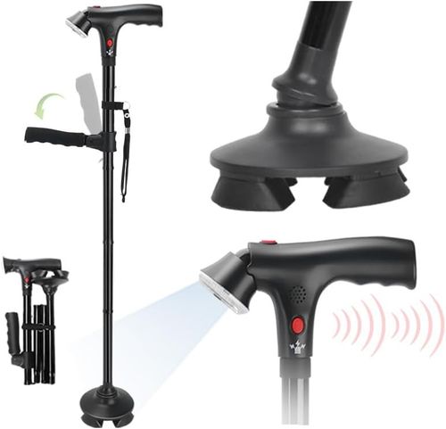 Walking Cane With Torch