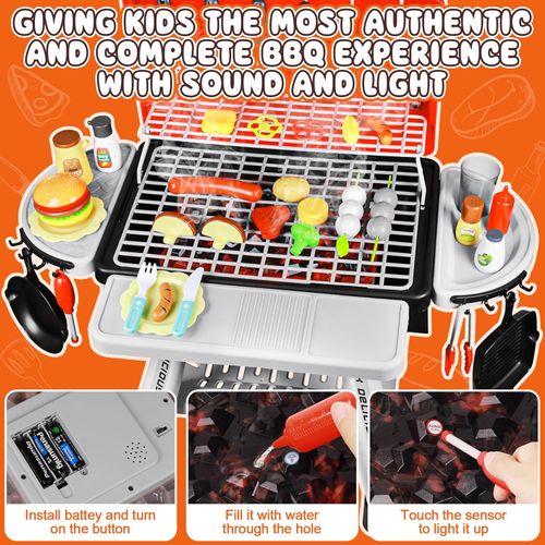 BBQ Grill Toy with Simulated Spray