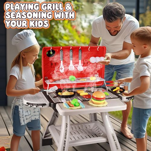 BBQ Grill Toy with Simulated Spray