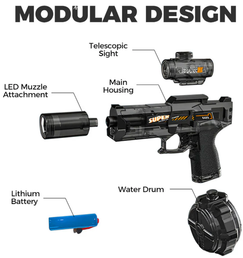 Fast Mode Ice Explosion Pistol Water Gun