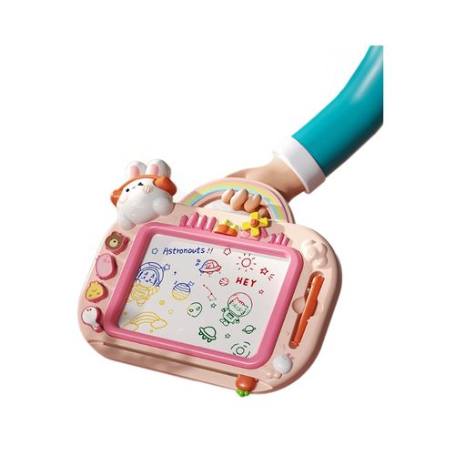 Children's Magnetic Drawing Board & Graffiti Board - Baby's Writing Tablet, Magnetic Colorful Drawing (with Stand Toy)