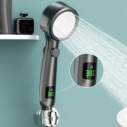 Smart Digital Display Pressure Boost Shower Head