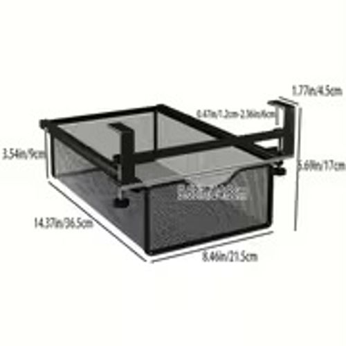 The Drawer Under The Desk Features a Hidden Storage Box, a Transformative Tool for Workstations, And a Side Shelf for Students' Desks