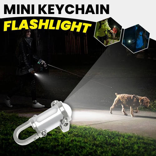 🔥BUY 1 GET 1 GREE-1200LM Super Bright Mini Keychain Flashlight Waterproof