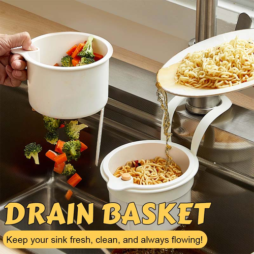 🎉 50% OFF 3PCS – Must-Have Kitchen Helper drain basket