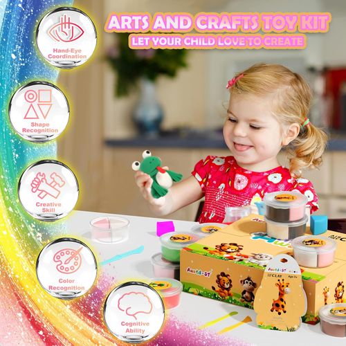 Foaming Slime & Modeling Clay Toys