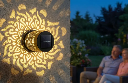 Solar-Powered Decor Projection Light